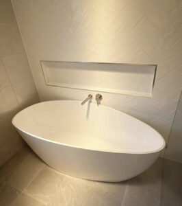 Completed bathroom basin installation by Rectify Plumbing plumber