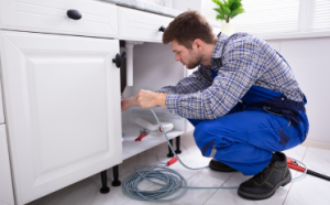 Indoor hot water system installation by Rectify Plumbing plumber