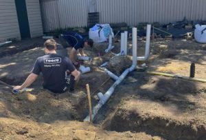CCTV drain camera inside sewer pipe relining inspection Rectify Plumbing