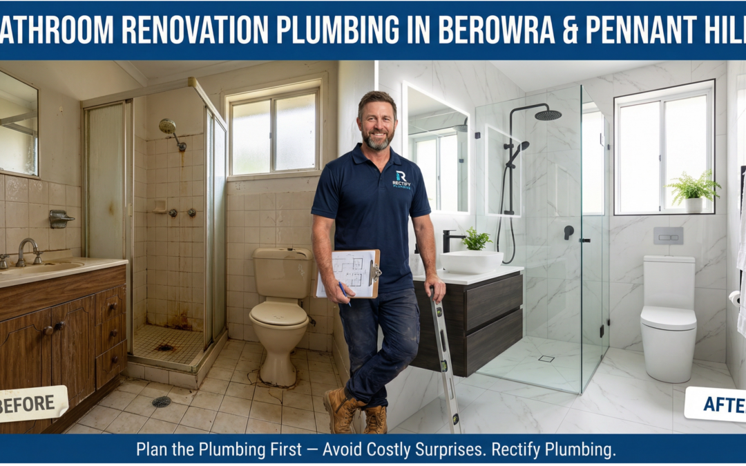 Bathroom Renovation Plumbing in Berowra and Pennant Hills: What You Need to Plan Before You Start