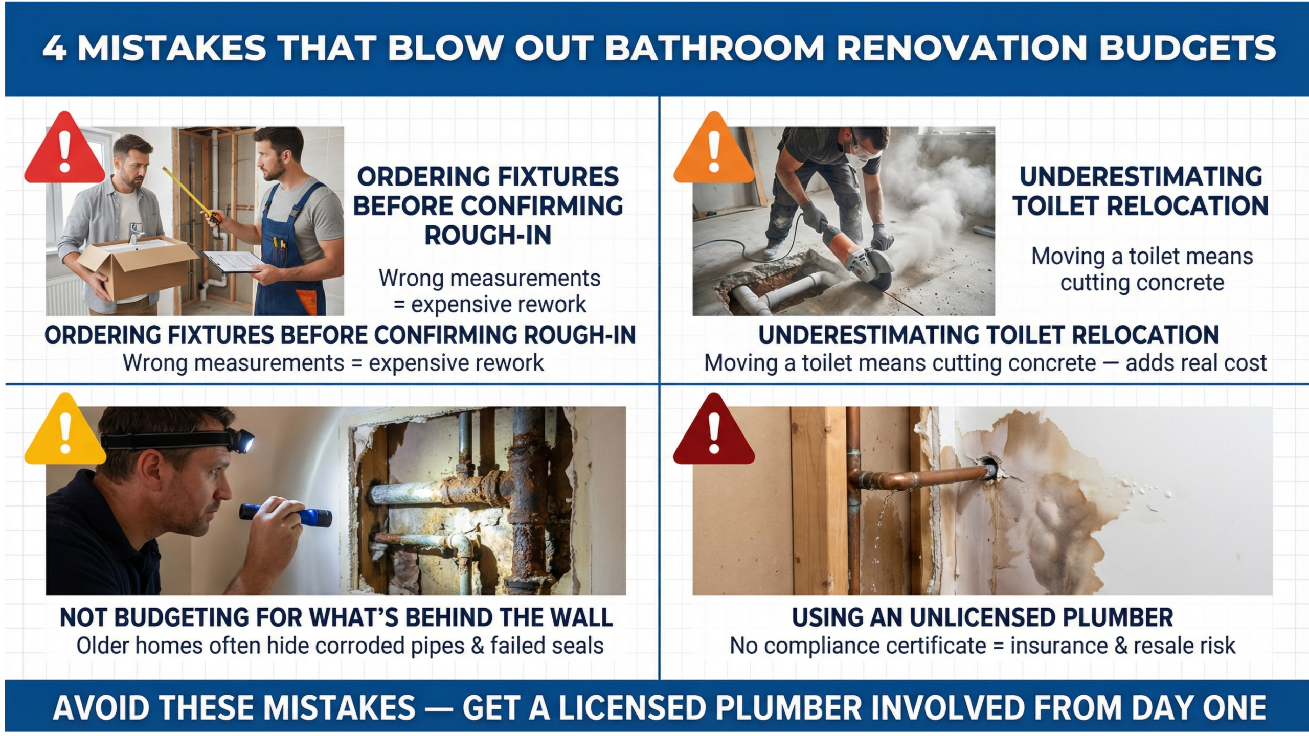 Common Mistakes That Blow Out Bathroom Renovation Budgets