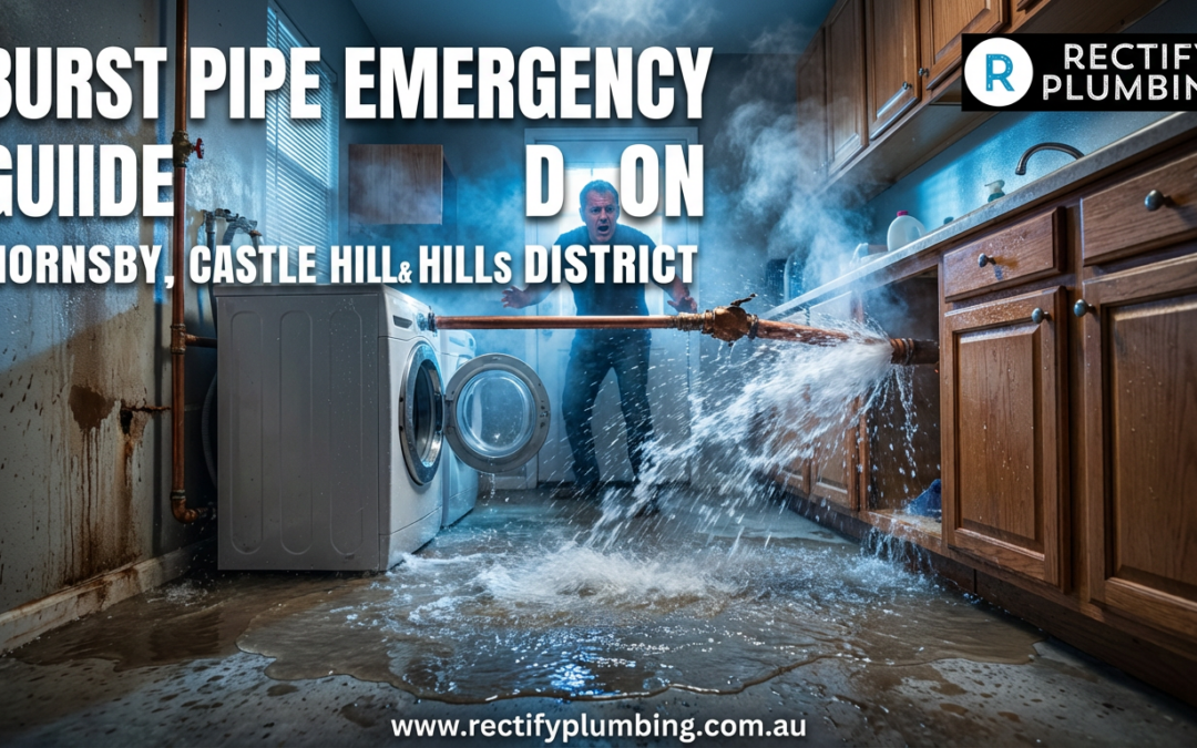 Burst Pipes, Leaks & Emergencies: What To Do RIGHT NOW While You Wait For A Plumber (Hornsby & Hills District)